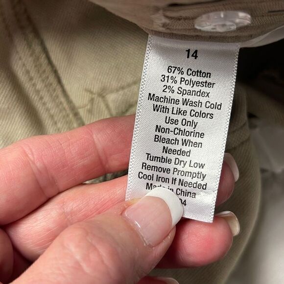 True Craft Super stretch khaki shorts, boys 14 - Picture 7 of 7